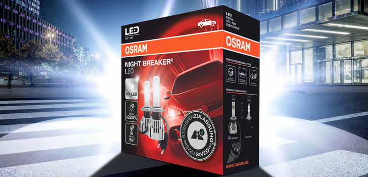 Osram NIGHT BREAKER LED homologirana žarnica za Slovenijo | zastopniki za Slovenijo